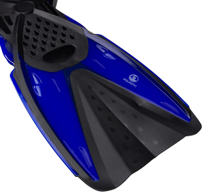 Набір для снорклінгу Aquastic SMFK-01LN S/M Blue (5904823002652) - зображення 6
