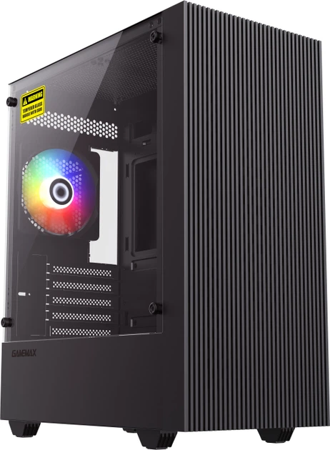 Корпус GameMax Edge з RGB вентилятором - зображення 2