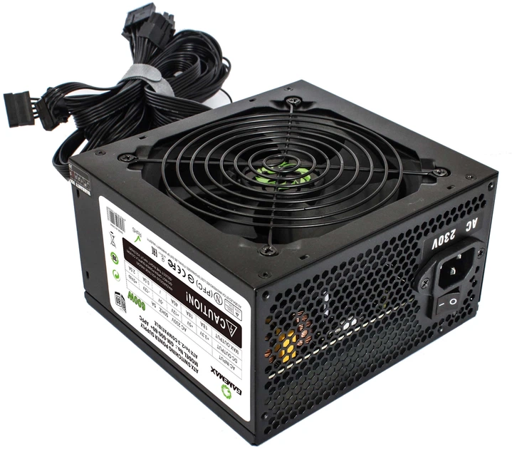 Блок живлення 600 Вт GameMax GM-600 80+ APFC - зображення 2