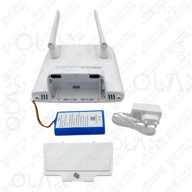4G LTE WiFi маршрутизатор OLAX AX9 PRO "B" CPE з акумулятором на 4000 мАч + дві антени по 5 dBi| Швидкість до 150 Мбіт/с (Cat.4) | Підтримка до 32 пристроїв - зображення 9
