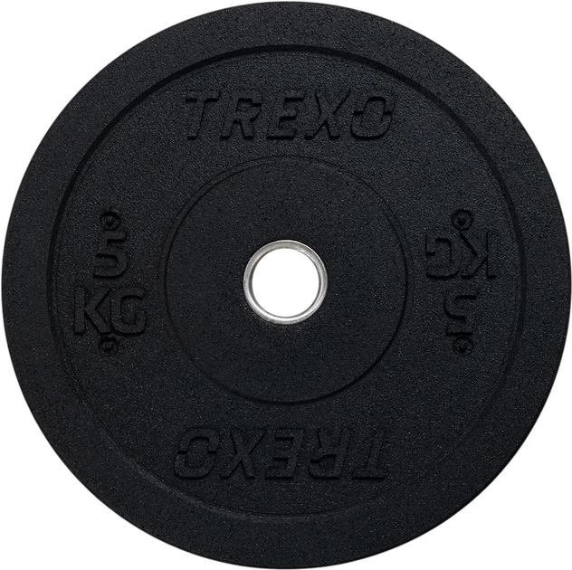 Tarcza olimpijska Trexo TRX-BMP005 5 kg Black (5904823009781) - obraz 1