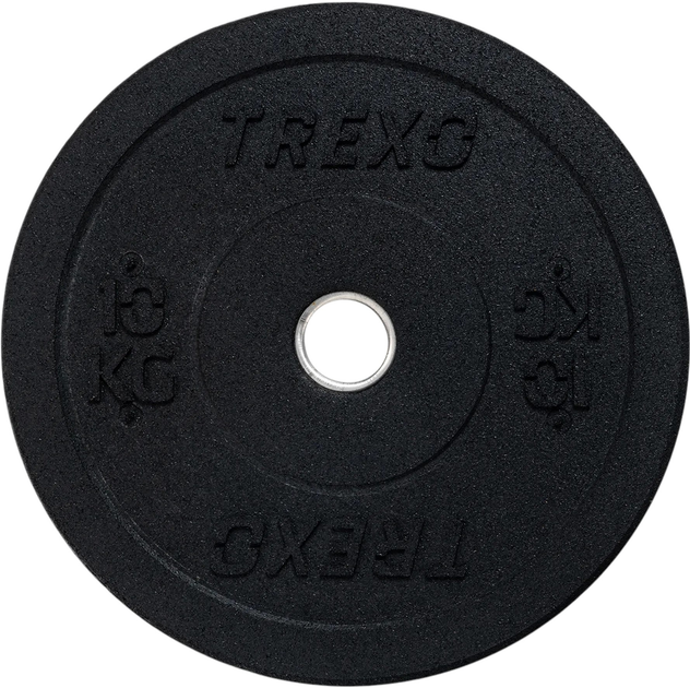 Tarcza olimpijska Trexo TRX-BMP010 10 kg Black (5904823009774) - obraz 1