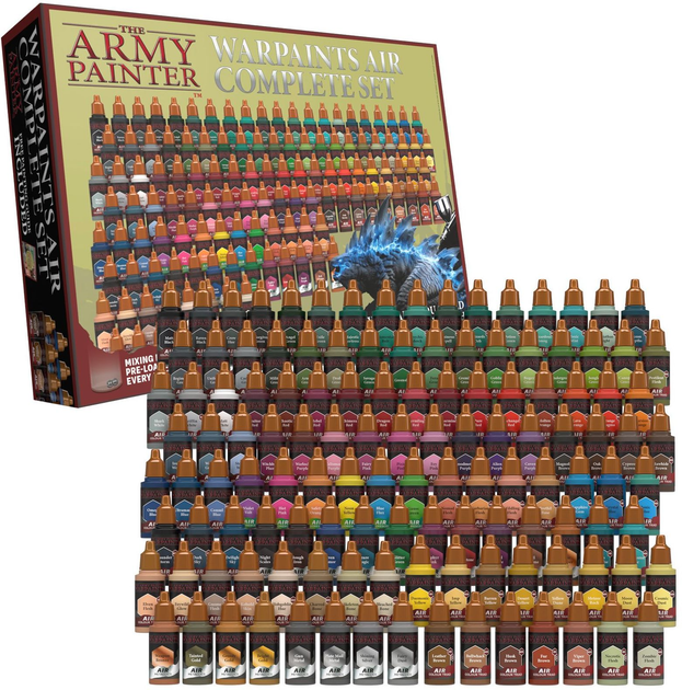 Набір фарб для аерографа The Army Painter Warpaints Air Complete Paint Set 126 відтінків (5713799800380) - зображення 1