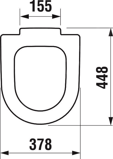Сидіння - кришка для унітазу JIKA Baltic/Olymp 9328.4 (H8932843000001) Soft Close - зображення 3