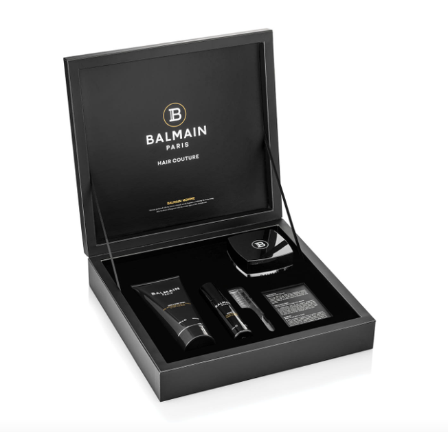 Zestaw upominkowy dla mężczyzn Balmain Professionnel: Peeling do skóry głowy 100 g + Olejek do brody 30 ml + Żel pod prysznic i szampon 2w1 200 ml (8720246249378) - obraz 2