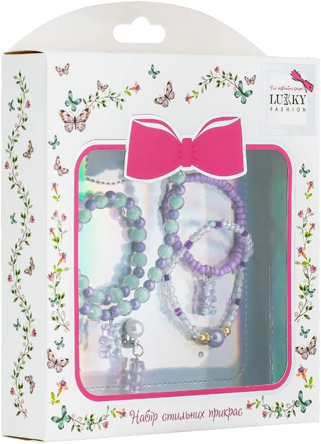 Набор из глазурованных бус Lukky Fashion Ожерелье, 3 браслета и клипсы для ушек Gummy Bears (T24619) - изображение 2