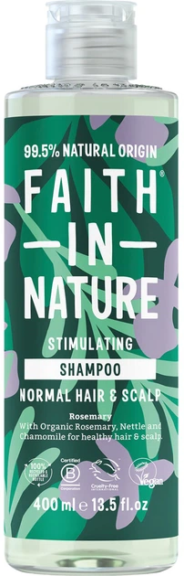 Натуральний шампунь Faith in Nature з розмарином 400 мл