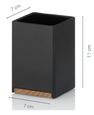 Органайзер для ванної Kela Cube чорний (23687) (4025457236877) - зображення 2