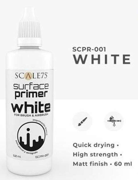 Праймер Scale75 Primer Surface White 60 мл (8412548244426) - зображення 2