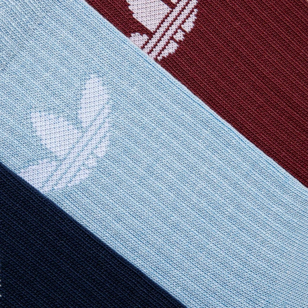 Набор мужских носков высоких хлопковых Adidas JI9504 46-48 6 пар Зеленый/Белый/Голубой/Черный/Темно-зеленый/Бордовый (4067905450831) - изображение 4