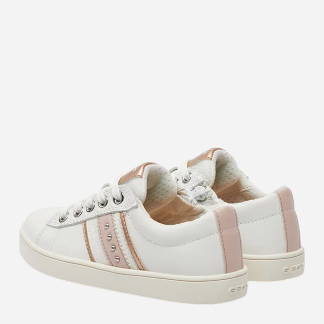 Sneakersy młodzieżowe dziewczęce sznurowane Geox J16EUF00085-C1Z8W 36 Białe (8050036537089) - obraz 4