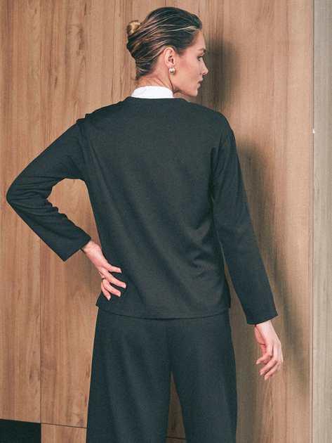 Джемпер женский Seventeen 2258.6253 2XL-3XL Черный (Sev2000000203638) - изображение 2