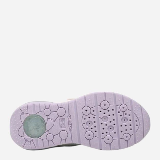 Buty sportowe dziecięce dla dziewczynki świecące LED Geox J358VA011BC-C0817 30 Białe (8056206089686) - obraz 6