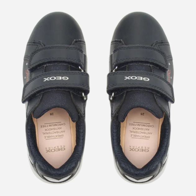 Sneakersy dziecięce dla dziewczynki świecące LED Geox J358WA054AS-C0673 33 Granatowe (8056206090071) - obraz 5