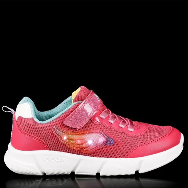 Buty sportowe dziecięce dla dziewczynki świecące LED Geox J35DLD0AS54-C8238 30 Fuksja (8056206068537) - obraz 6