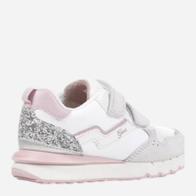 Buty sportowe młodzieżowe dziewczęce na rzepy Geox J35GZD022FU-C0680 35 Białe (8056206079564) - obraz 3