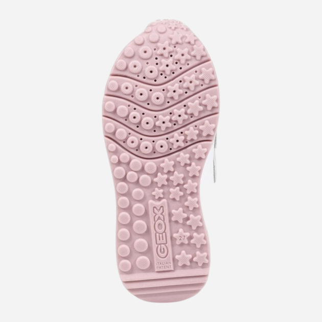 Buty sportowe dziecięce dla dziewczynki na rzepy Geox J35GZD022FU-C0680 31 Białe (8056206079526) - obraz 6