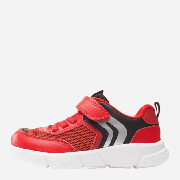 Buty sportowe chłopięce z białą podeszwą Geox J16DMA0CET9-C0020 31 Czerwone (8050036977717) - obraz 3