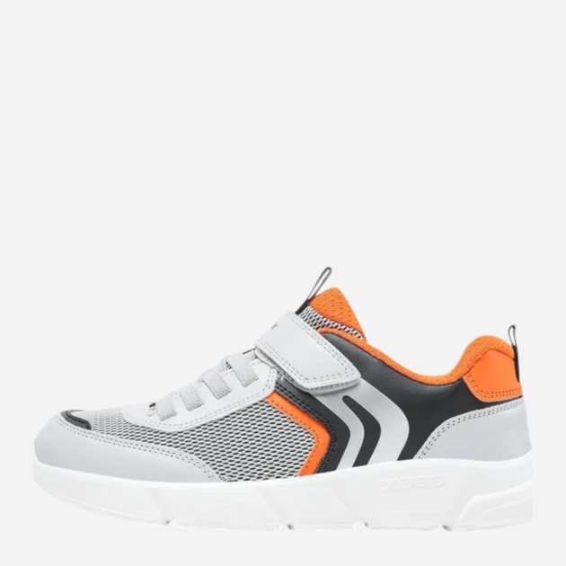 Buty sportowe młodzieżowe chłopięce z białą podeszwą Geox J16DMA0CET9-C0036 36 Szare (8050036977922) - obraz 3