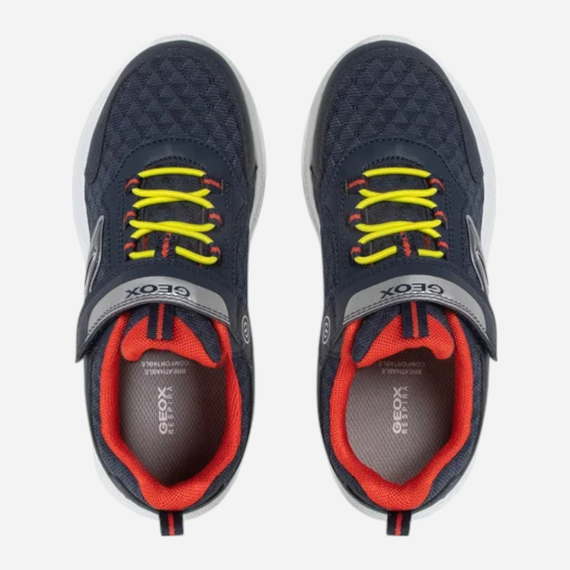 Buty sportowe chłopięce świecące LED Geox J25GBB014CE-C0659 27 Granatowe (8050036542571) - obraz 4