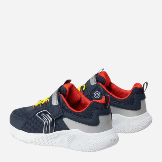 Buty sportowe chłopięce świecące LED Geox J25GBB014CE-C0659 28 Granatowe (8050036542588) - obraz 3