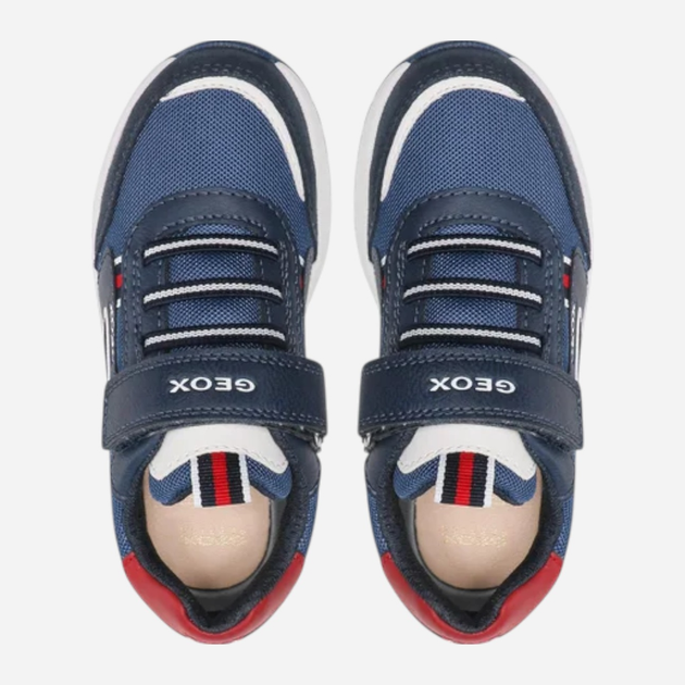 Buty sportowe chłopięce Geox J25GMB014ME-C0735 30 Granatowe z białym i czerwonym (8050036594617) - obraz 5
