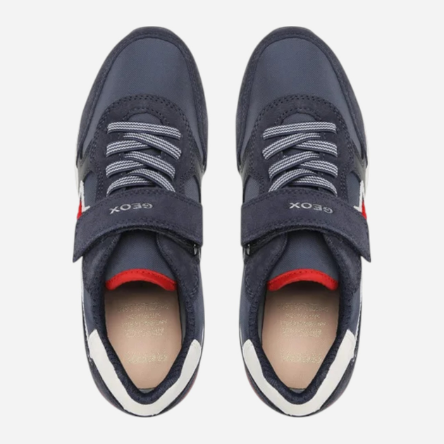 Buty sportowe chłopięce na rzepy Geox J269EB0FU22-C0735 31 Granatowe (8056206066816) - obraz 5