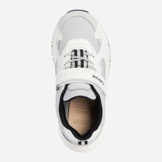 Buty sportowe młodzieżowe chłopięce na rzepy Geox J26H0C01122-C1236 38 Białe (8056206066281) - obraz 3