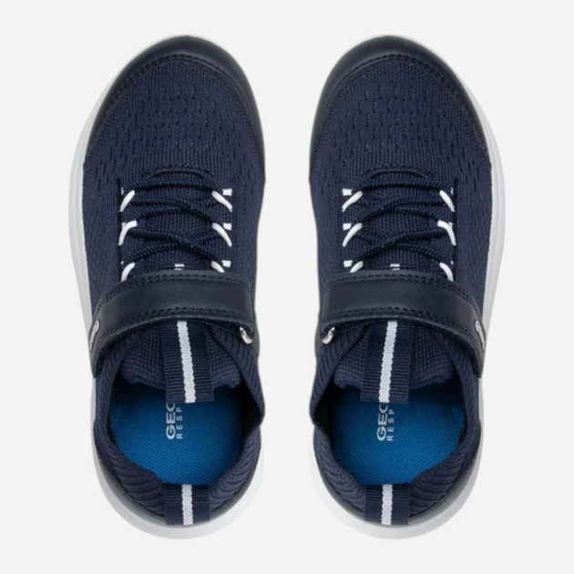 Buty sportowe chłopięce z białą podeszwą Geox J26H7C06KBC-C4002 34 Granatowe (8050036849250) - obraz 4