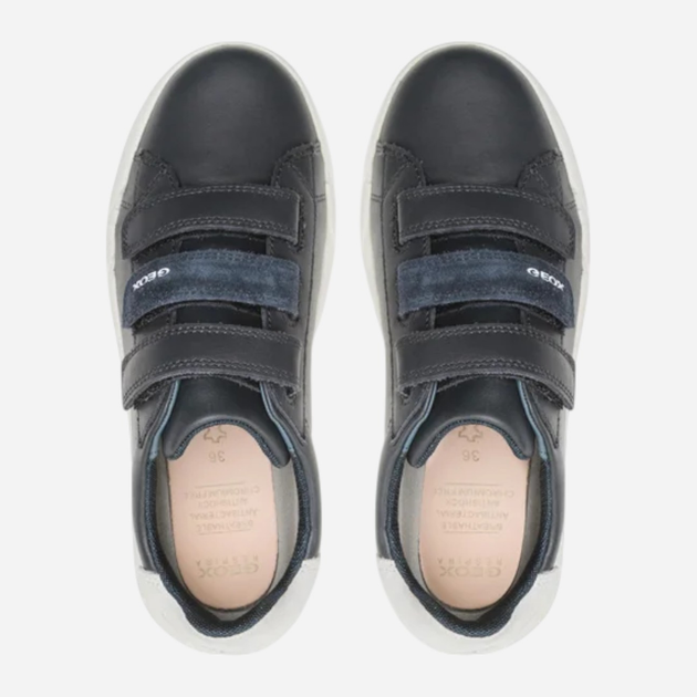 Sneakersy chłopięce za kostkę z białą podeszwą Geox J35GWB08554-C4211 34 Granatowe (8056206078673) - obraz 5