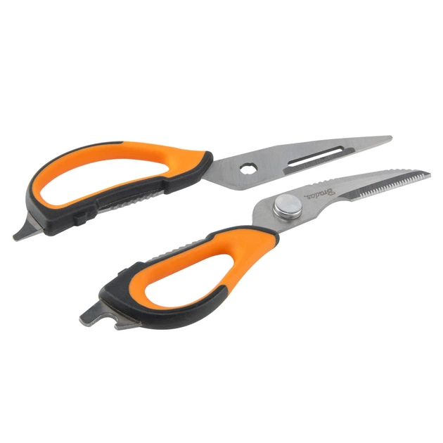 Ножиці для кухні та туризму, MULTIFUNCTION 7в1, 225 мм , HOME & GARAGE, DIY-SC502/225-B - Фото 2 Ножиці для кухні та туризму, MULTIFUNCTION 7в1, 225 мм , HOME & GARAGE, DIY-SC502/225-B - изображение 2