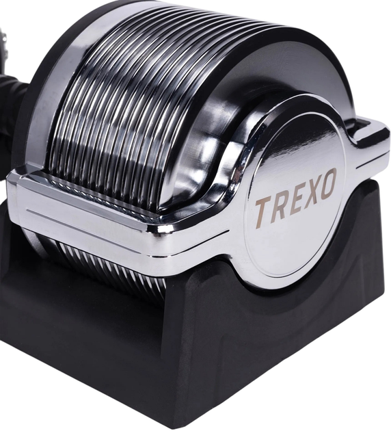Регульована гантеля Trexo TRX-AD32C 3-32 кг (5904823012934) - зображення 4