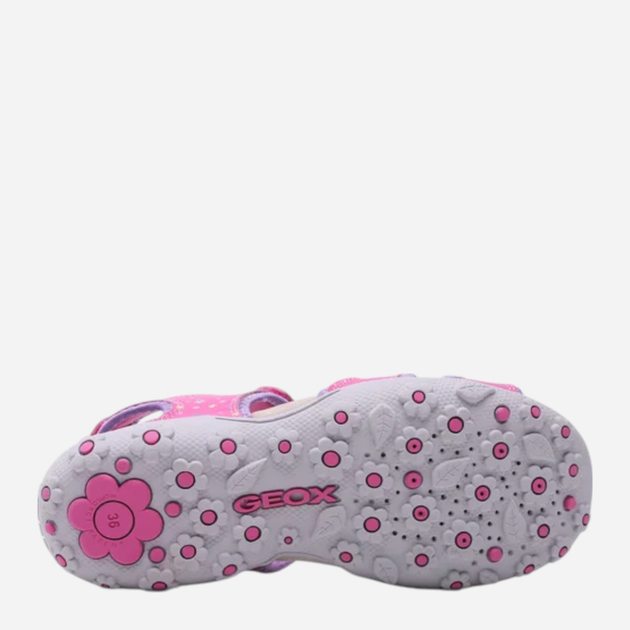 Дитячі сандалії для дівчинки Geox J25D9B05015-C8257 27 Фуксія (8050036539380) - зображення 6