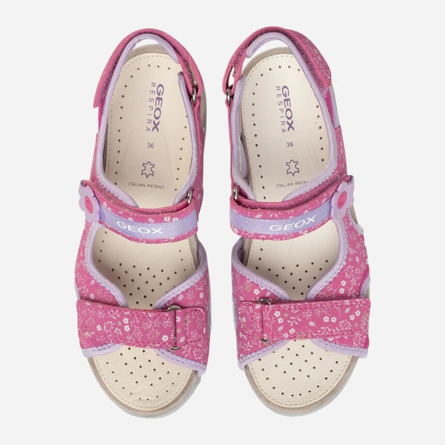Дитячі сандалії для дівчинки Geox J92D9C014CE-C8257 34 Фуксія (8054730466966) - зображення 4