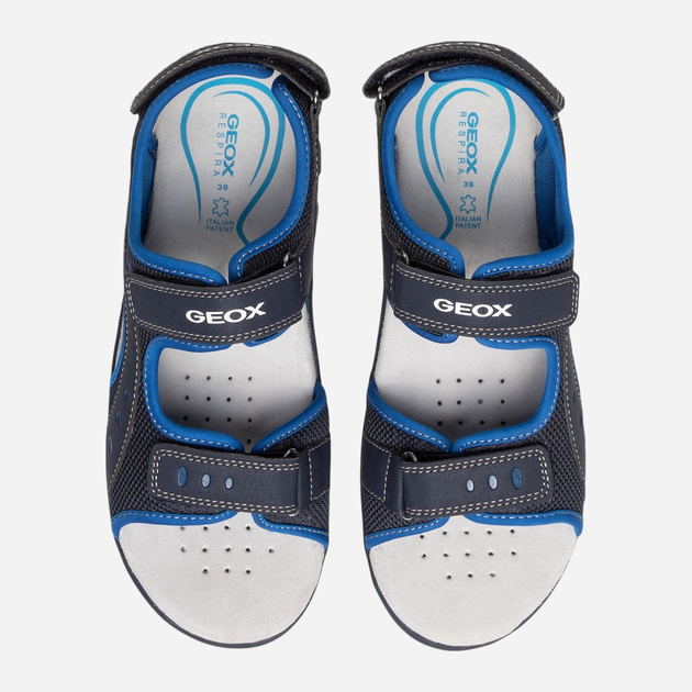 Підліткові сандалії для хлопчика Geox J0264B0CEFU-C4226 39 Темно-сині (8054730347166) - зображення 4
