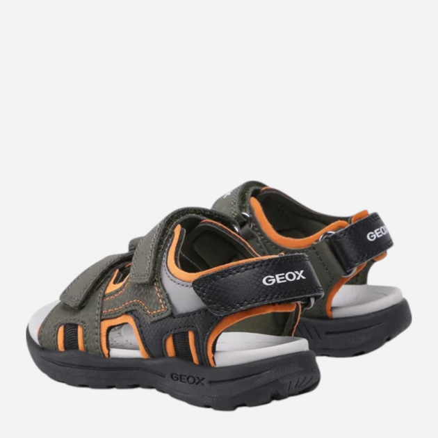 Sandały chłopięce Geox J155XB015CE-C0623 33 Khaki (8050036483072) - obraz 4