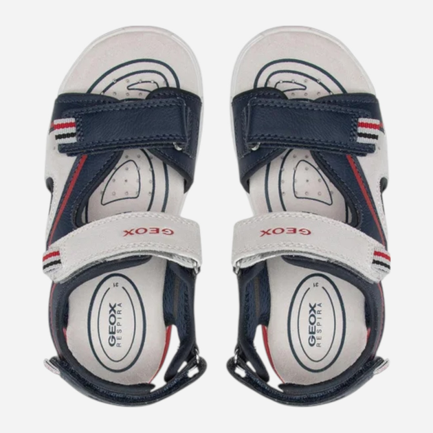 Дитячі сандалії для хлопчика Geox J25AVA022BC-C1297 31 Світло-сірі (8050036537805) - зображення 5