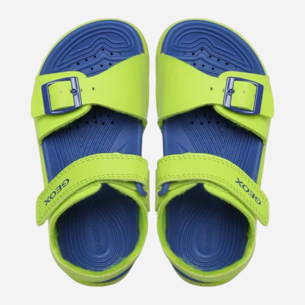 Sandały chłopięce Geox J35HMA000BC-C0876 32 Limonkowy (8056206081536) - obraz 5