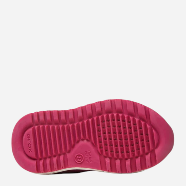 Buty sportowe dziecięce dla dziewczynki na rzepy Geox B023ZA02014-C8230 25 Różowe (8056206187511) - obraz 6