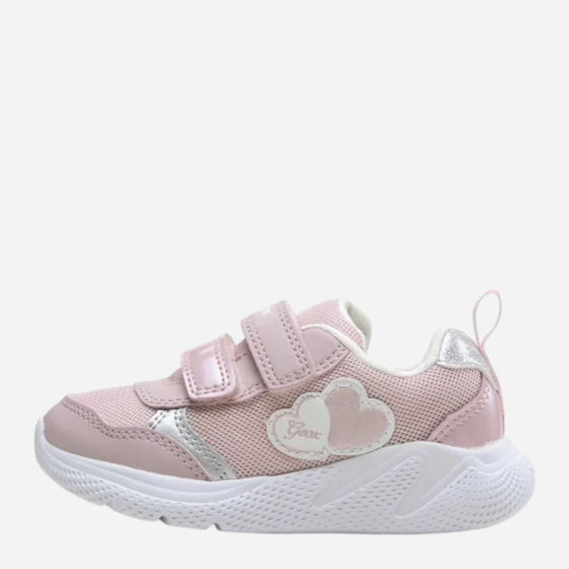 Buty sportowe dziecięce dla dziewczynki na rzepy Geox B354TC01454-C0514 25 Jasnoróżowe (8050036958914) - obraz 3