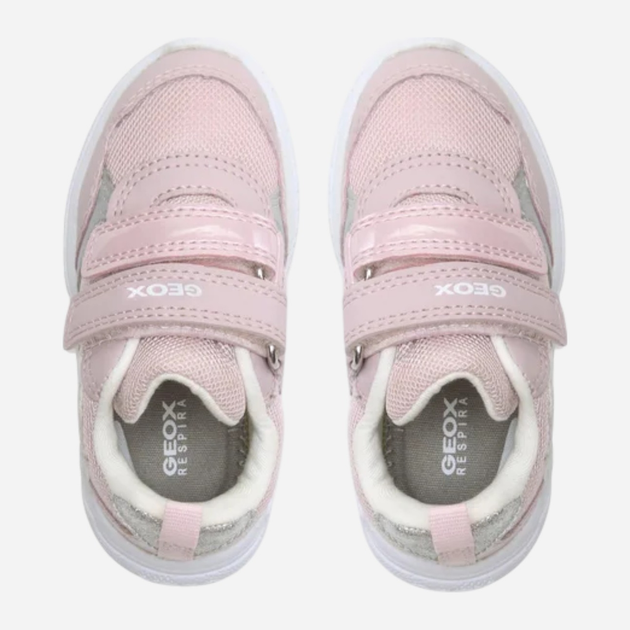 Buty sportowe dziecięce dla dziewczynki na rzepy Geox B354TC01454-C0514 22 Jasnoróżowe (8050036958884) - obraz 5
