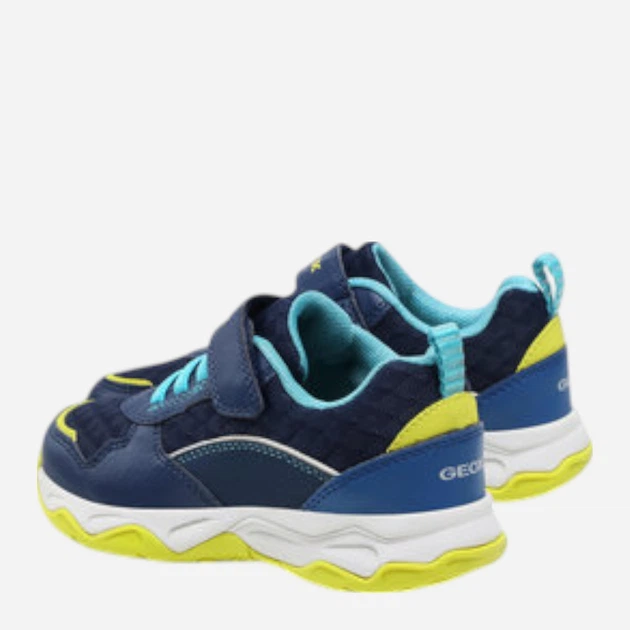 Sneakersy chłopięce na rzepy Geox J04CLA0FE14-C0749 31 Granatowe (8054730968200) - obraz 4