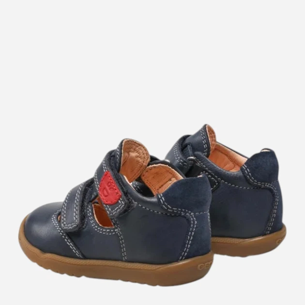Sandały chłopięce skórzane Geox B254NA0CL22-C4002 24 Granatowe (8050036514202) - obraz 5