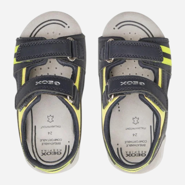 Дитячі сандалії для хлопчика Geox B3559C000CE-C4502 25 Сірі (8050036959799) - зображення 5