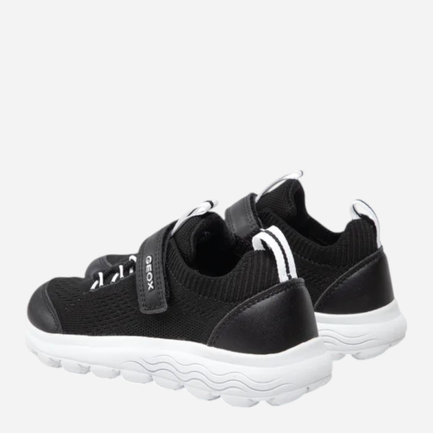 Buty sportowe chłopięce z białą podeszwą Geox J26H7C06KBC-C9999 34 Czarne (8050036849373) - obraz 3