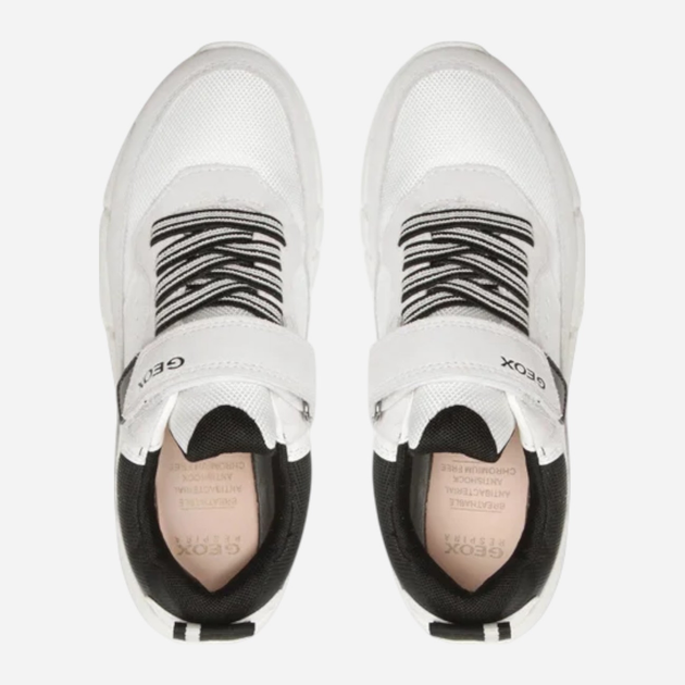 Buty sportowe młodzieżowe chłopięce na rzepy Geox J359BB0FU22-C0404 38 Białe (8056206091283) - obraz 5
