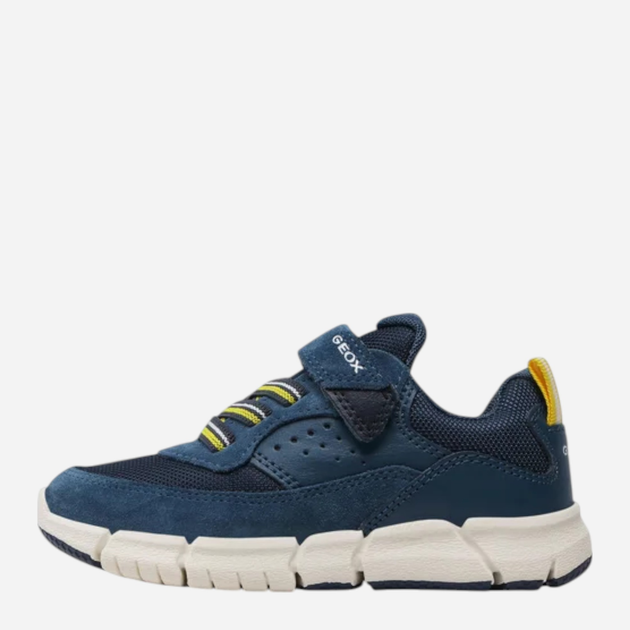 Buty sportowe chłopięce na rzepy Geox J359BB0FU22-C4KF4 31 Niebieskie (8056206091337) - obraz 3