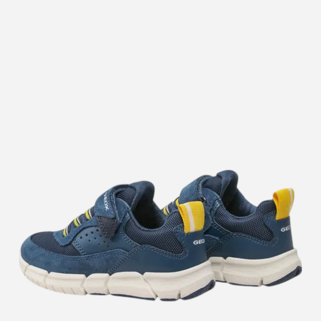 Buty sportowe chłopięce na rzepy Geox J359BB0FU22-C4KF4 31 Niebieskie (8056206091337) - obraz 4