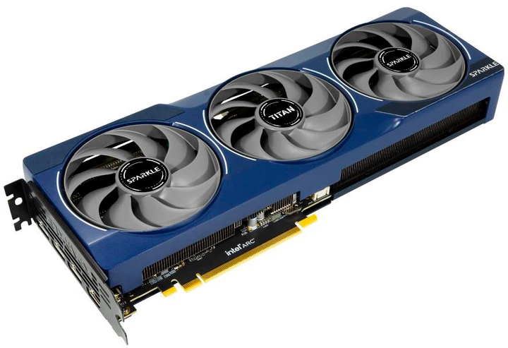 Karta graficzna Sparkle PCI-Ex Intel Arc B580 Titan OC 12GB GDDR6 (192bit) (2740/19000) (HDMI, 3 x DisplayPort) (SB580T-12GOC) - obraz 4