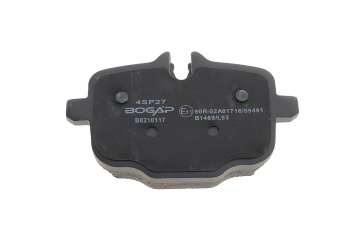 Колодки гальмівні задні BMW 5 F10/F11/6 F12/F13/ 7 G11/G12/X5 G05/X6 G06/X7 G07 10- B8210117 BOGAP - зображення 2